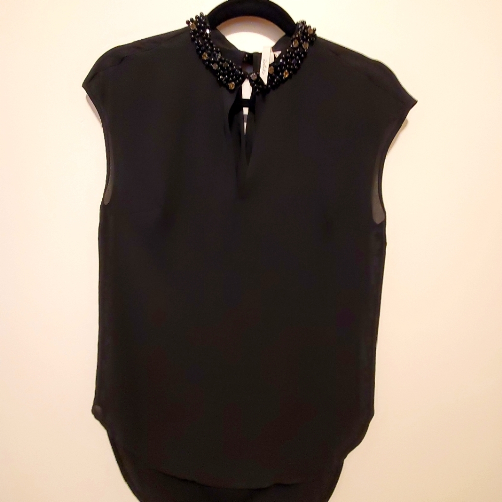 Black elegant blouse